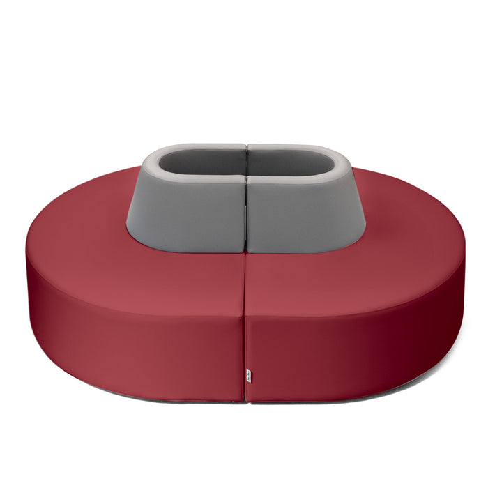 Pouf Magnetica Avalon in Ecopelle Mamba Trendy Classe 1-IM Ignifugo per Interno ed Esterno. Dim: Larg. 150 cm X Prof. 100 X H70 cm