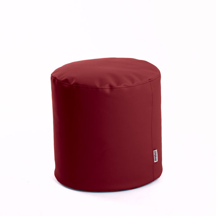 Avalon Pouf Cilindro Mamba Similpelle Trendy Diam. 45 cm, Alt. 45 cm