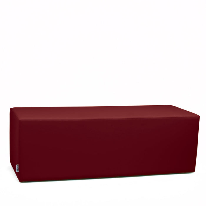 Avalon Pouf Rigido Rettangolo Similpelle Mamba Trendy Classe 1-IM Ignifugo per Interno ed Esterno. Dim: Larg. 150 cm X Prof. 45 cm X Alt. 43 cm