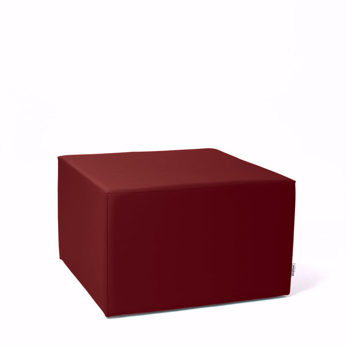 Avalon Tavolino Pouf Cubo rigido in Similpelle Mamba Trendy Classe 1-IM Ignifugo per Interno ed Esterno. Dim: Larg 70cm X Prof 70cm X Alt 40 Cm