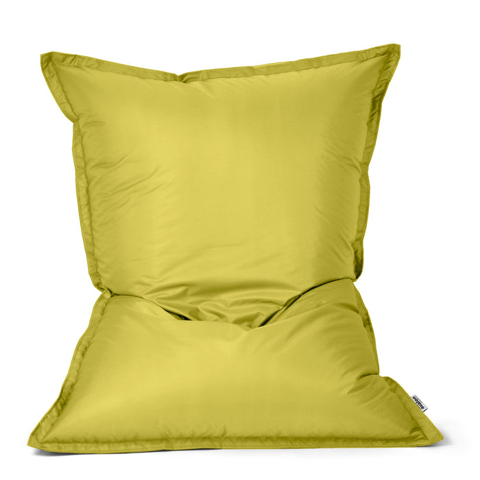 Pouf Cuscino Thin medio sacca vuota in tessuto antistrappo impermeabile Jive per interno dim.135x90 cm