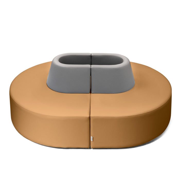 Pouf Magnetica Avalon in Ecopelle Mamba Trendy Classe 1-IM Ignifugo per Interno ed Esterno. Dim: Larg. 150 cm X Prof. 100 X H70 cm