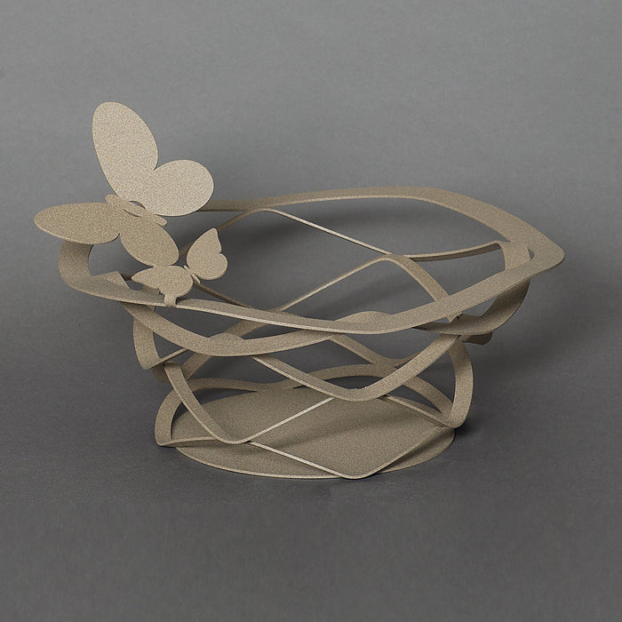 Butterfly - Cestino decorativo in ferro - Arti e Mestiere