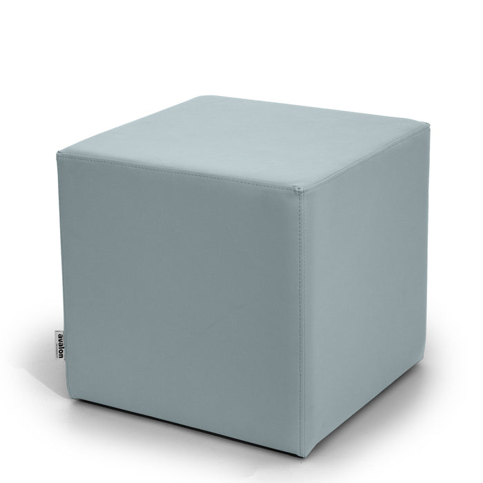 Avalon Tavolino Pouf Cubo rigido in Similpelle Mamba Trendy Classe 1-IM Ignifugo per Interno ed Esterno. Dim: Larg 45cm X Prof 45cm X Alt 40 Cm