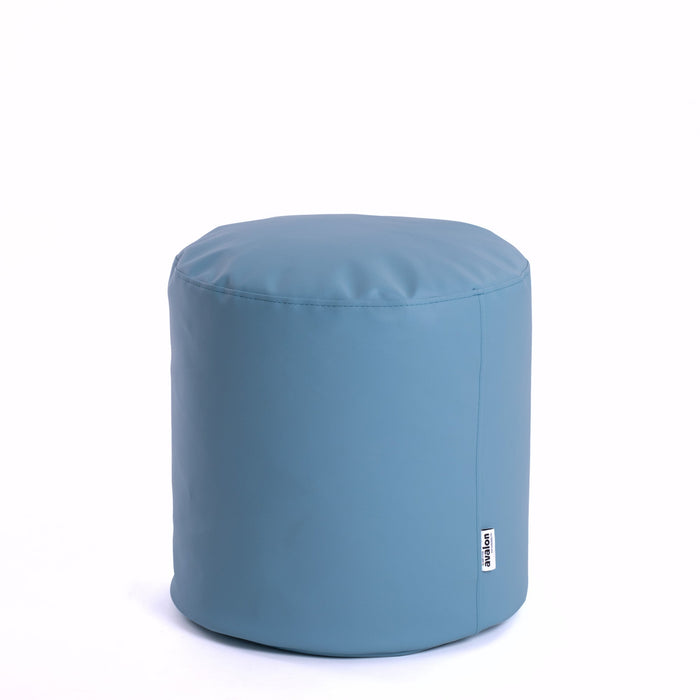 Avalon Pouf Cilindro Jazz Similpelle Diam. 45 cm, Alt. 45 cm