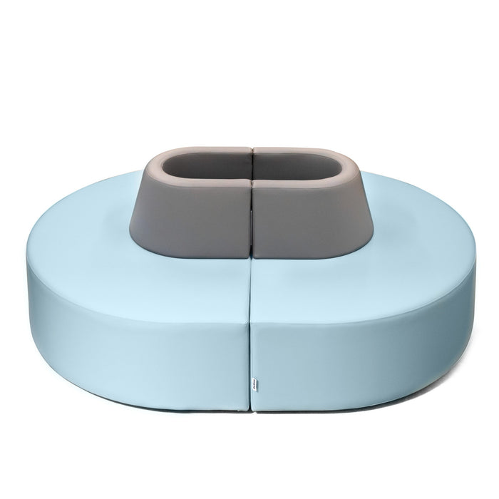 Pouf Magnetica Avalon in Ecopelle Mamba Trendy Classe 1-IM Ignifugo per Interno ed Esterno. Dim: Larg. 150 cm X Prof. 100 X H70 cm