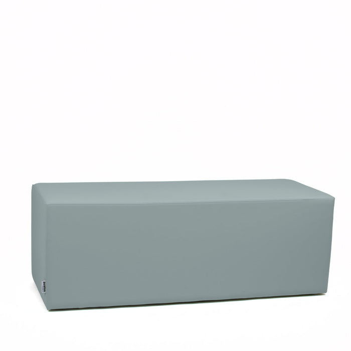 Avalon Pouf Rigido Rettangolo Similpelle Mamba Trendy Classe 1-IM Ignifugo per Interno ed Esterno. Dim: Larg. 120 cm X Prof. 45 cm X Alt. 43 cm