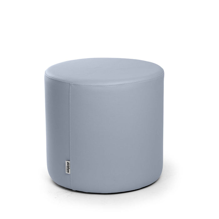 Avalon Tavolino Pouf Rigido Cilindro Similpelle Mamba Trendy Classe 1-IM Ignifugo per Interno ed Esterno. Dim: Ø45 cm X H40 cm
