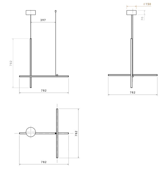 Coordinates - lampada a sospensione - Flos