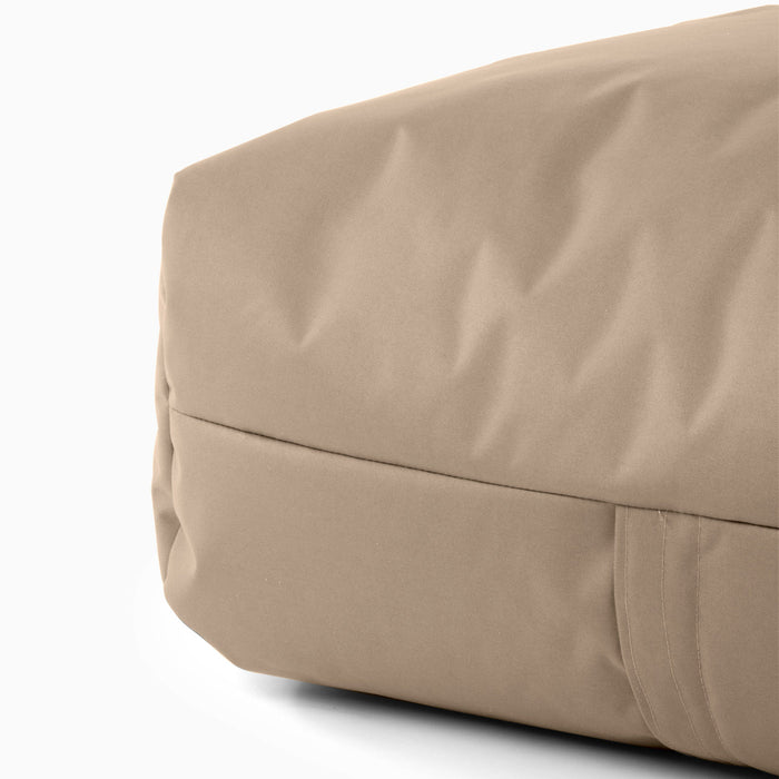 Pouf morbido Grande Quadrato Gaia in tessuto Jive per interno dim 80x80x30 cm