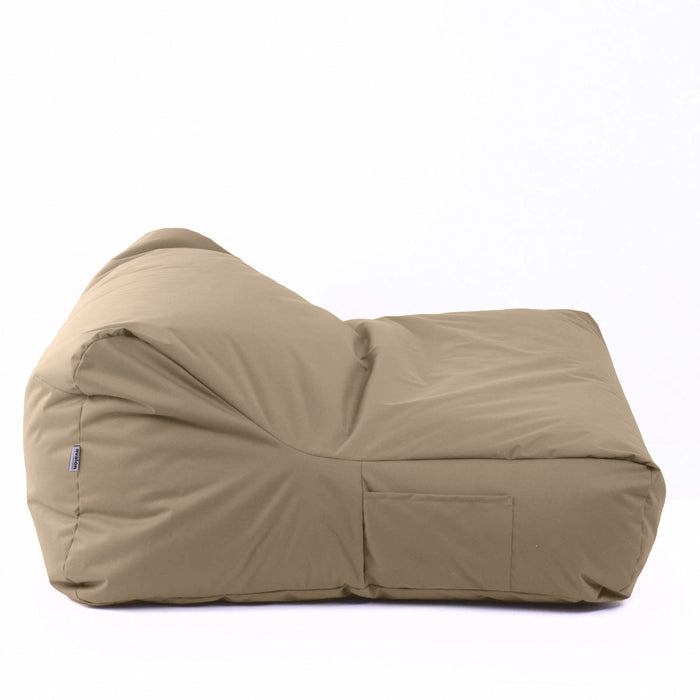 Pouf poltrona matrimoniale doppia XL Gaia in tessuto Jive per interno Dim: 125x120 cm