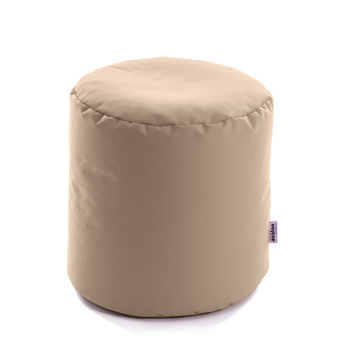 Avalon Pouf Poltrona Cilindro Jive Made in Italy di dimensioni 50x45x45cm