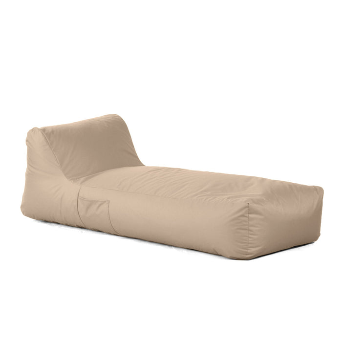 Pouf Lettino Gaia in tessuto Jive per interno dim 190x80 cm
