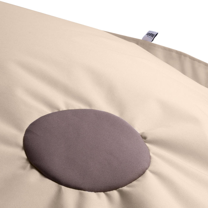 Pouf Cuscino Squama Big Galleggiante Avalon in tessuto poliestere Samba per esterno Dim: 180x125xH30cm