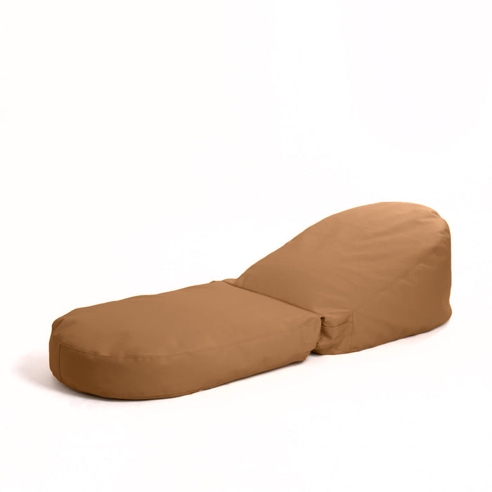 Avalon Pouf Poltrona/Letto Double Mamba in ecopelle Imbottito Made in Italy dim:  95X75 cm