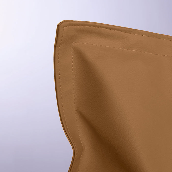 Pouf Poltrona Cuscino Thin medio in finta pelle antimacchia Mamba per esterno dim.90x135 cm