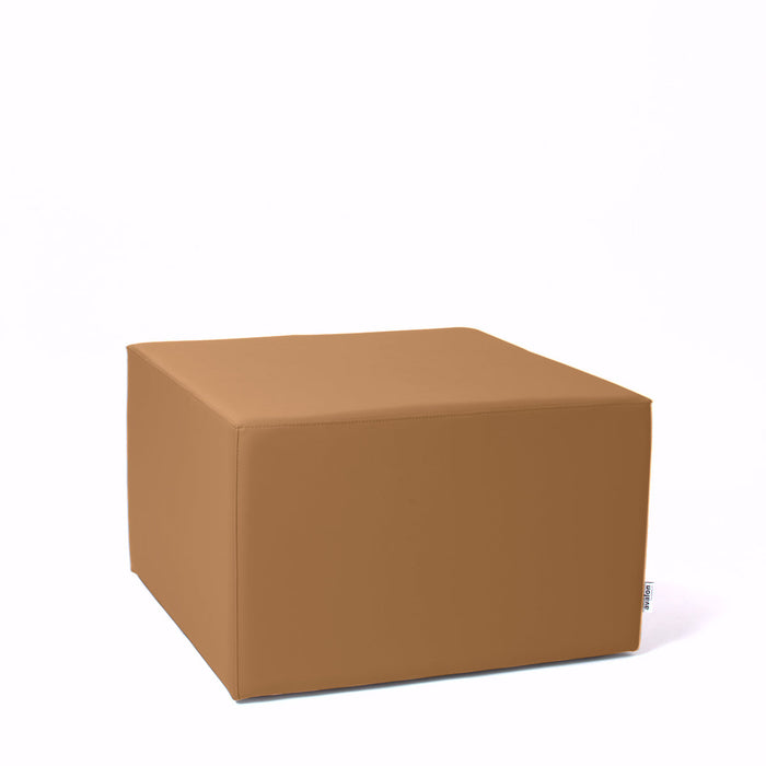 Avalon Tavolino Pouf Cubo rigido in Similpelle Mamba Trendy Classe 1-IM Ignifugo per Interno ed Esterno. Dim: Larg 70cm X Prof 70cm X Alt 40 Cm