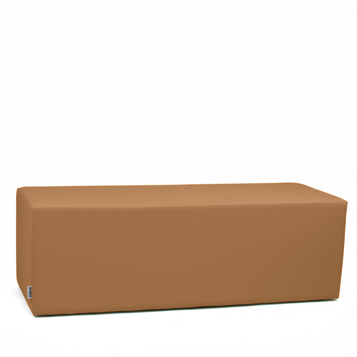 Avalon Pouf Rigido Rettangolo Similpelle Mamba Trendy Classe 1-IM Ignifugo per Interno ed Esterno. Dim: Larg. 150 cm X Prof. 45 cm X Alt. 43 cm