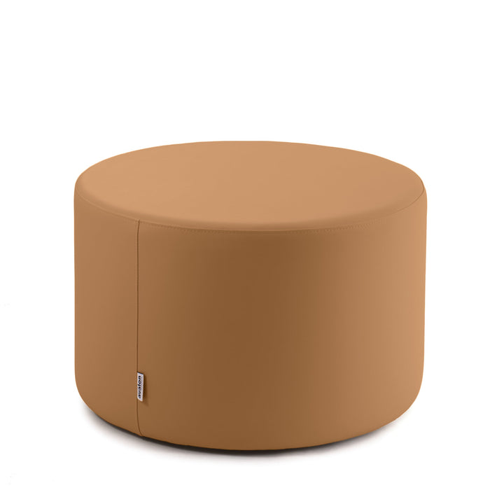 Avalon Tavolino Pouf Rigido Cilindro Similpelle Mamba Trendy Classe 1-IM Ignifugo per Interno ed Esterno. Dim: Ø70 cm X H40 cm
