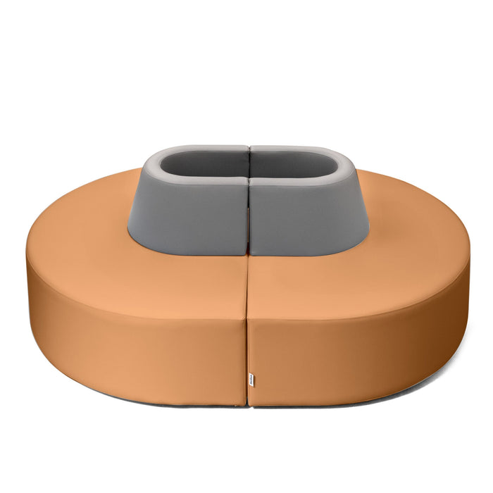 Pouf Magnetica Avalon in Ecopelle Mamba Trendy Classe 1-IM Ignifugo per Interno ed Esterno. Dim: Larg. 150 cm X Prof. 100 X H70 cm