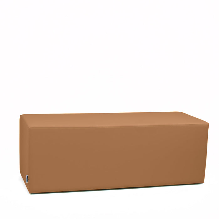 Avalon Pouf Rigido Rettangolo Similpelle Mamba Trendy Classe 1-IM Ignifugo per Interno ed Esterno. Dim: Larg. 120 cm X Prof. 45 cm X Alt. 43 cm