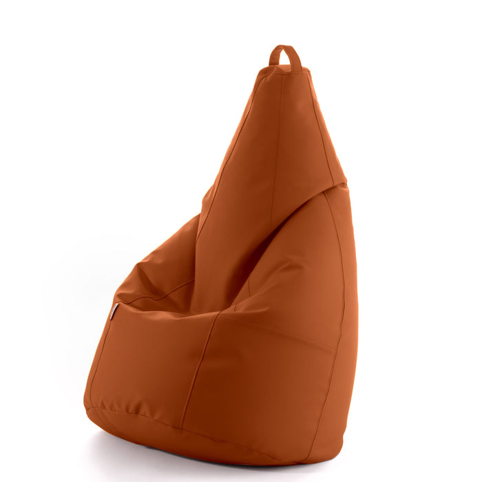 Avalon Pouf Poltrona Sacco Pera in Finta pelle Jazz di Dim. 70x130cm Made in Italy + Pochette Omaggio