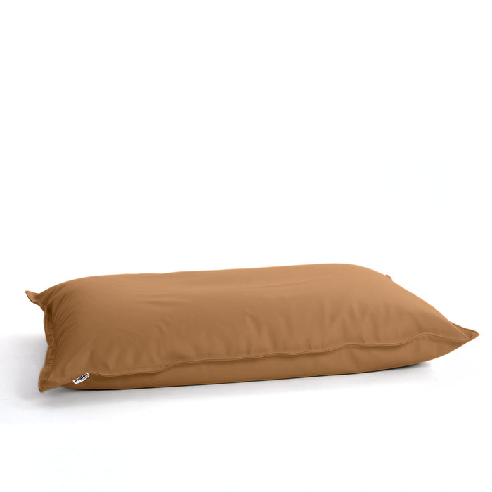 Pouf Poltrona Cuscino Thin medio in finta pelle antimacchia Mamba per esterno dim.90x135 cm
