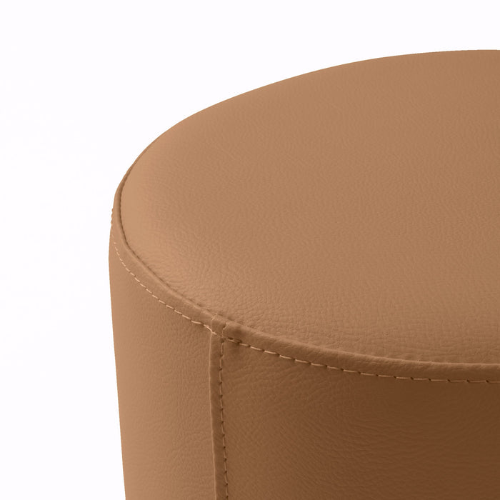 Avalon Tavolino Pouf Rigido Cilindro Similpelle Mamba Trendy Classe 1-IM Ignifugo per Interno ed Esterno. Dim: Ø70 cm X H40 cm
