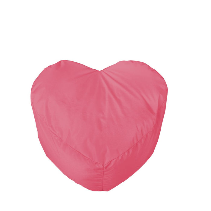 Idea Regalo, Pouf Cuore Grande Jive Tessuto Tecnico Antistrappo Imbottito Dim: 90x80x45 cm - Avalon