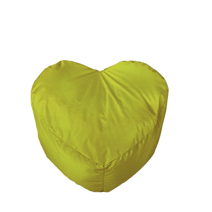 Idea Regalo, Pouf Cuore Piccolo Jive Tessuto Tecnico Antistrappo Imbottito Dim: 50x45x38 cm - Avalon