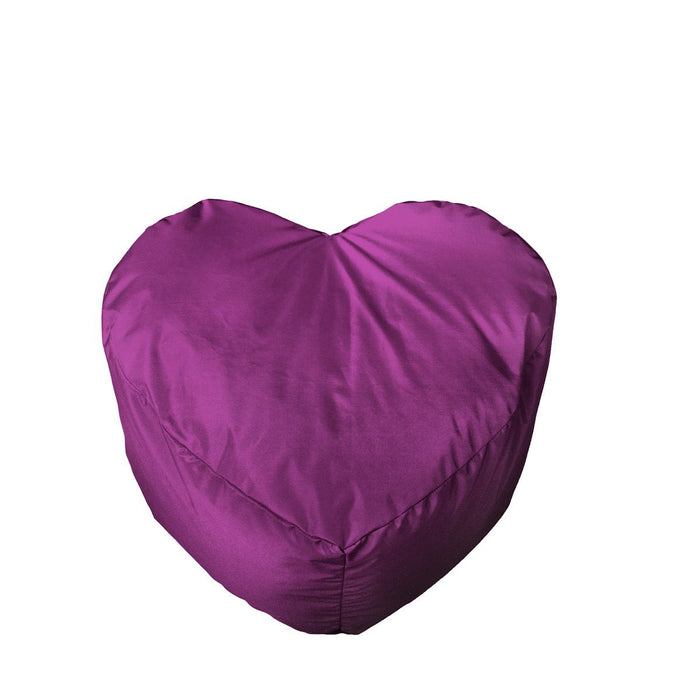 Idea Regalo, Pouf Cuore Grande Jive Tessuto Tecnico Antistrappo Imbottito Dim: 90x80x45 cm - Avalon
