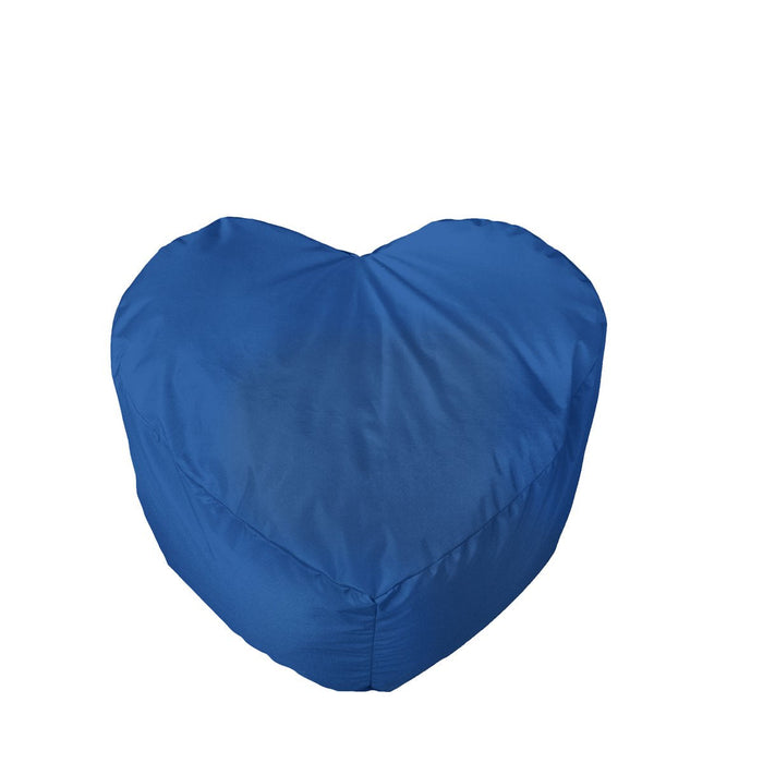 Idea Regalo, Pouf Cuore Medio Jive Tessuto Tecnico Antistrappo Imbottito Dim: 70x60x38 cm - Avalon