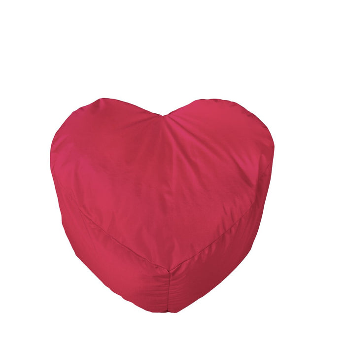 Idea Regalo, Pouf Cuore Grande Jive Tessuto Tecnico Antistrappo Imbottito Dim: 90x80x45 cm - Avalon