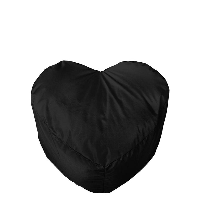 Idea Regalo, Pouf Cuore Medio Jive Tessuto Tecnico Antistrappo Imbottito Dim: 70x60x38 cm - Avalon