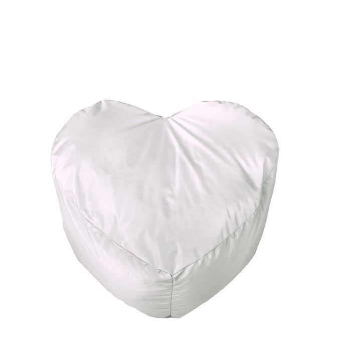 Idea Regalo, Pouf Cuore Piccolo Jive Tessuto Tecnico Antistrappo Imbottito Dim: 50x45x38 cm - Avalon