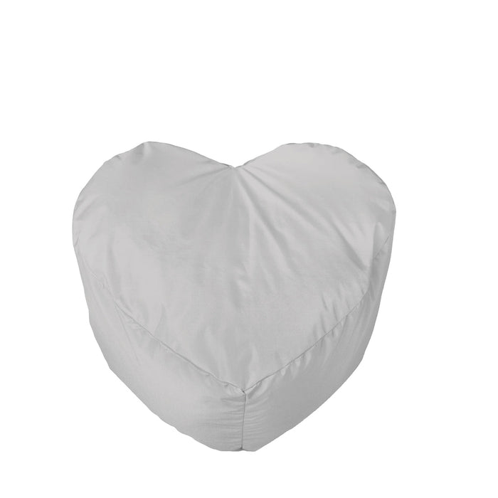 Idea Regalo, Pouf Cuore Medio Jive Tessuto Tecnico Antistrappo Imbottito Dim: 70x60x38 cm - Avalon