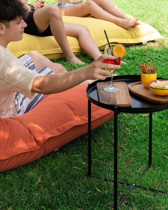 Pouf Cuscino Thin Grande in tessuto impermeabile Funny per esterno dim 135x170 cm