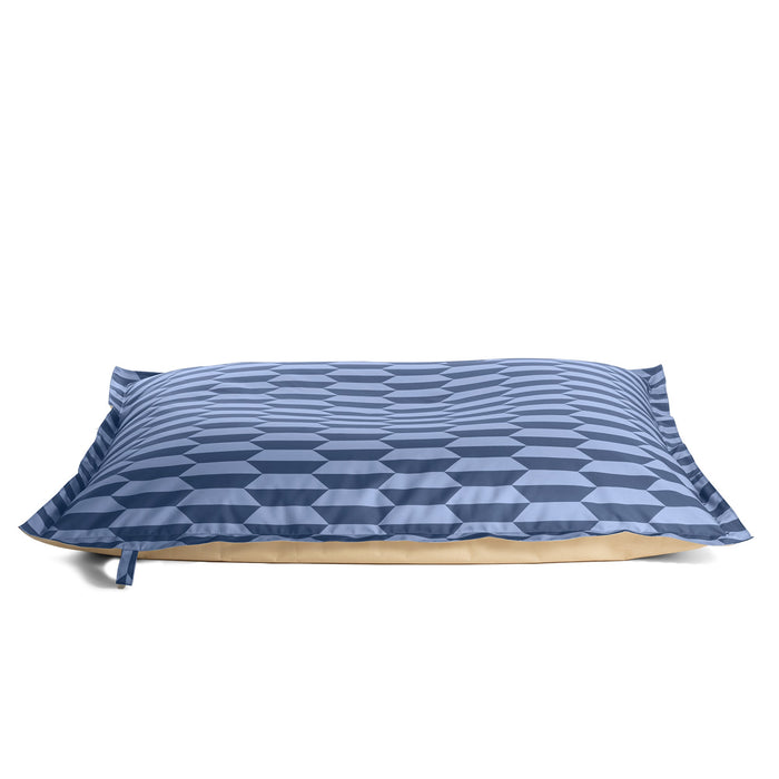 Pouf Cuscino Way Avalon Galleggiante in tessuto geometrica per esterno Dim: 175x140 cm