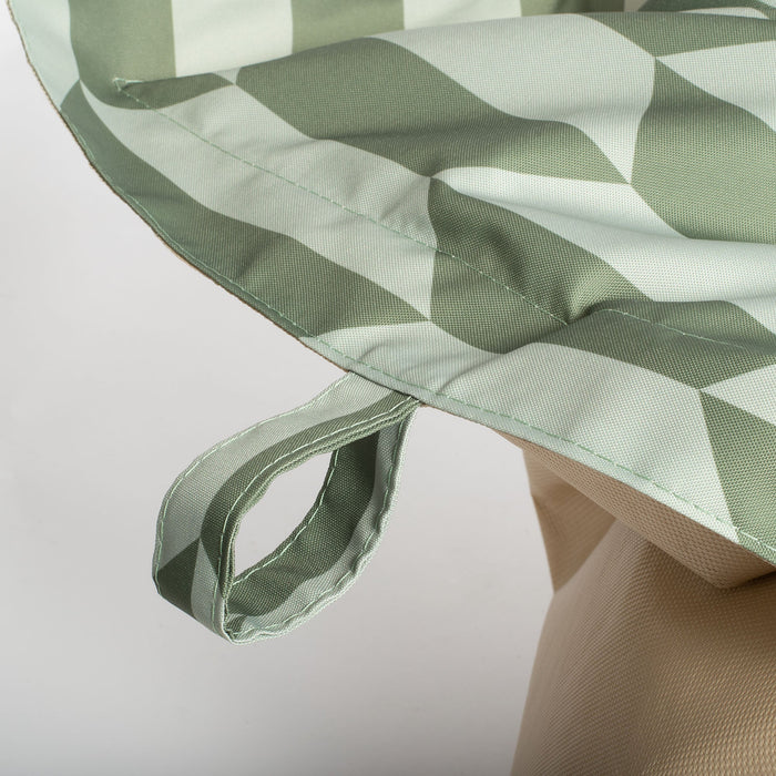 Pouf Cuscino Way Avalon Galleggiante in tessuto geometrica per esterno Dim: 175x140 cm
