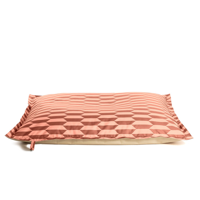 Pouf Cuscino Way Avalon Galleggiante in tessuto geometrica per esterno Dim: 175x140 cm