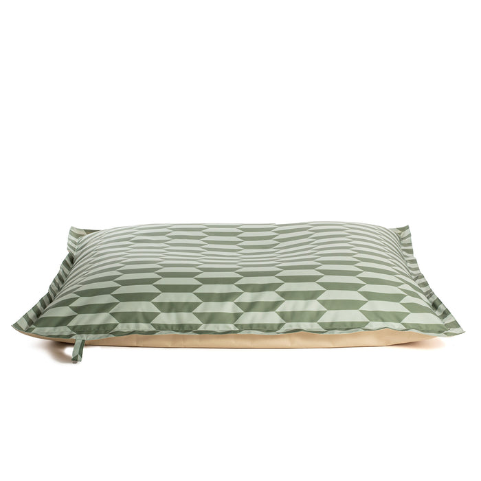 Pouf Cuscino Way Avalon Galleggiante in tessuto geometrica per esterno Dim: 175x140 cm