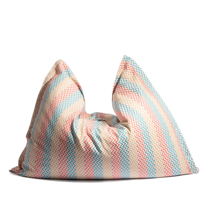 Pouf Cuscino Thin Grande in tessuto impermeabile Funny per esterno dim 135x170 cm