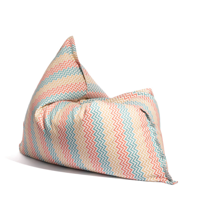 Pouf Cuscino Thin Grande in tessuto impermeabile Funny per esterno dim 135x170 cm