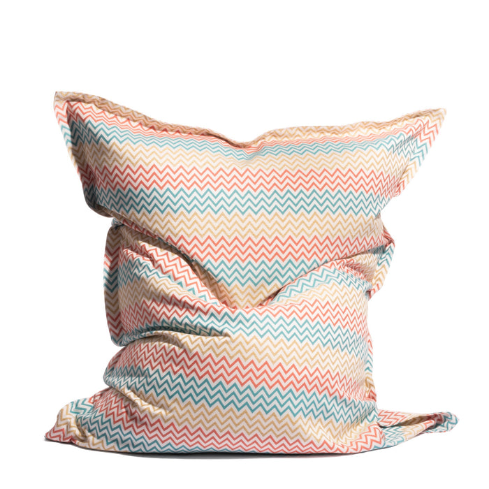 Pouf Cuscino Thin Grande in tessuto impermeabile Funny per esterno dim 135x170 cm