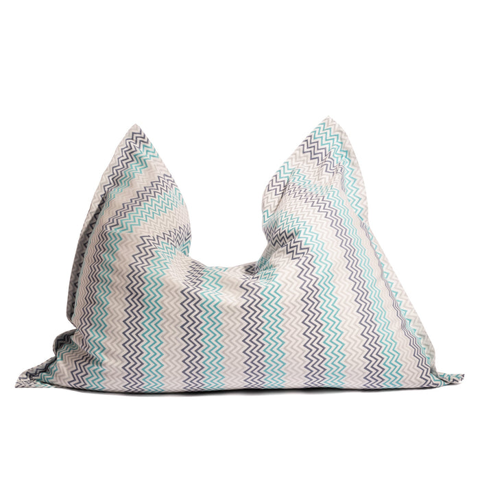 Pouf Cuscino Thin Grande in tessuto impermeabile Funny per esterno dim 135x170 cm