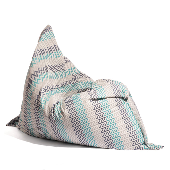 Pouf Cuscino Thin Grande in tessuto impermeabile Funny per esterno dim 135x170 cm