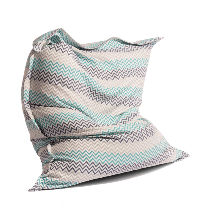 Pouf Cuscino Thin Grande in tessuto impermeabile Funny per esterno dim 135x170 cm