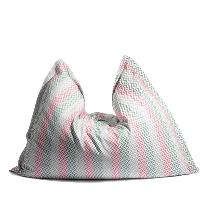 Pouf Cuscino Thin Grande in tessuto impermeabile Funny per esterno dim 135x170 cm
