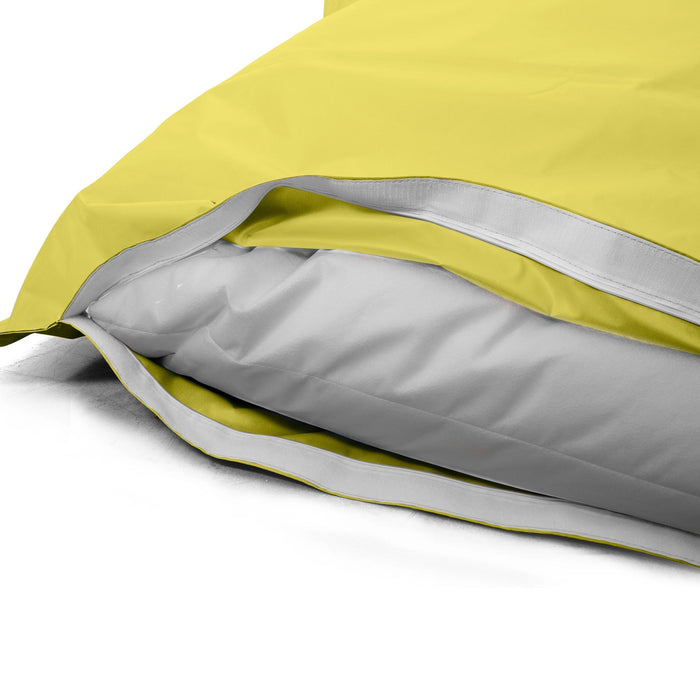 Pouf Cuscino Thin gigante sacca vuota in tessuto antistrappo impermeabile Jive per interno dim.200x140cm