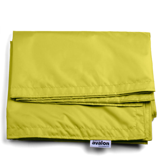 Pouf Cuscino Thin medio sacca vuota in tessuto antistrappo impermeabile Jive per interno dim.135x90 cm